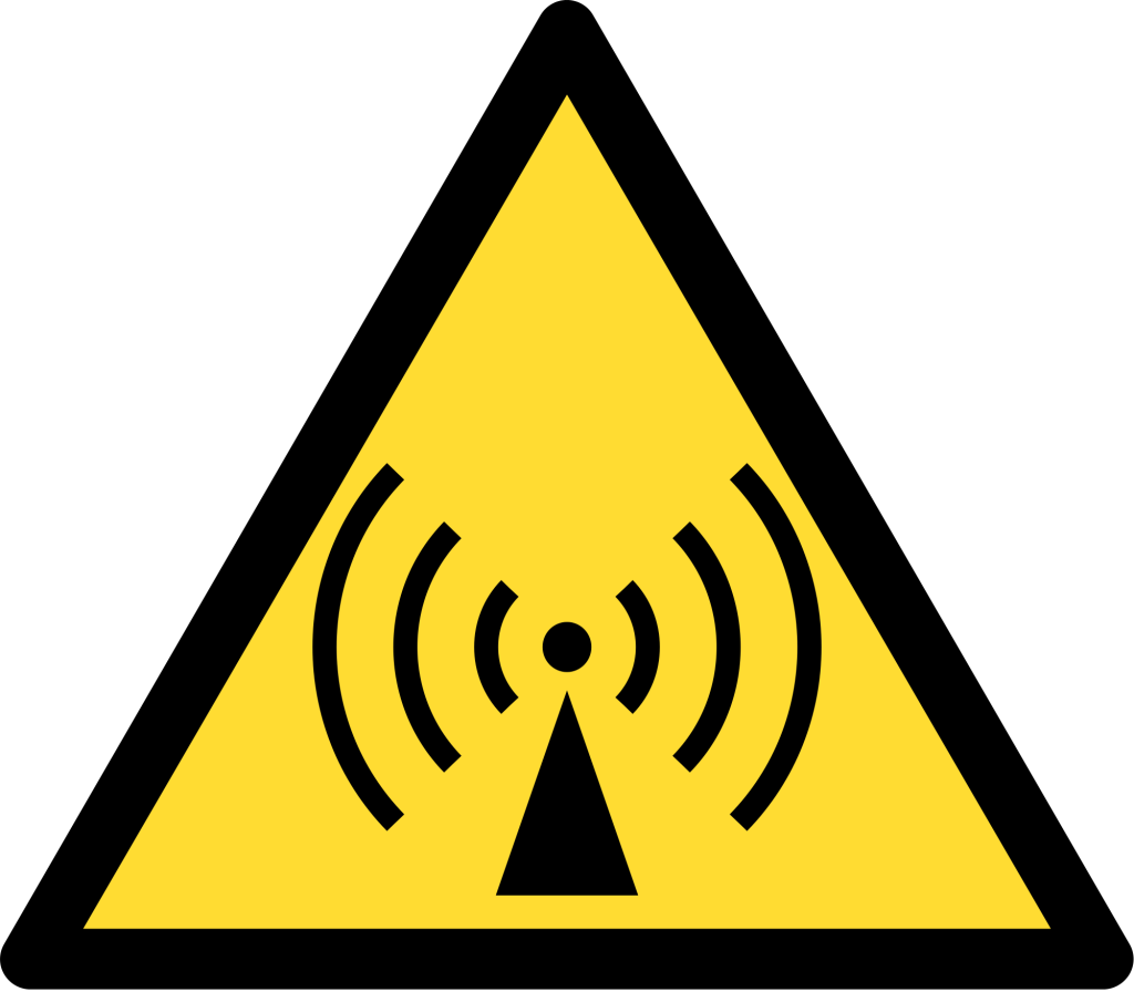 Yellow Rf Hazard Symbol Windheim Emf Solutions